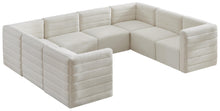 Load image into Gallery viewer, Quincy Cream Velvet Modular Sectional
