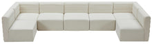 Load image into Gallery viewer, Quincy Cream Velvet Modular Sectional
