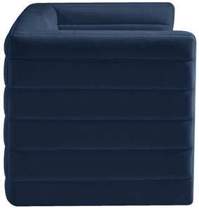 Quincy Navy Velvet Modular Sofa