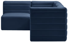 Load image into Gallery viewer, Quincy Navy Velvet Modular Sectional
