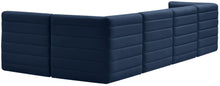 Load image into Gallery viewer, Quincy Navy Velvet Modular Sectional
