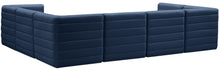 Load image into Gallery viewer, Quincy Navy Velvet Modular Sectional
