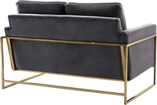 Load image into Gallery viewer, Mila Grey Velvet Loveseat
