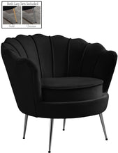 Load image into Gallery viewer, Gardenia Black Velvet Chair
