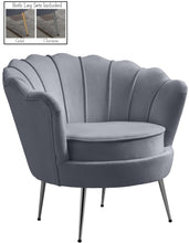 Load image into Gallery viewer, Gardenia Grey Velvet Chair
