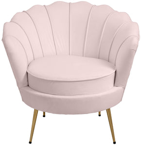 Gardenia Pink Velvet Chair