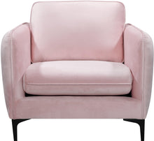 Load image into Gallery viewer, Poppy Pink Velvet Chair
