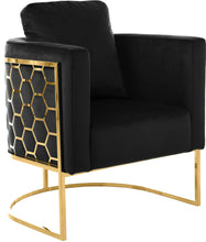 Load image into Gallery viewer, Casa Black Velvet Chair
