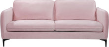 Load image into Gallery viewer, Poppy Pink Velvet Sofa
