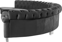 Load image into Gallery viewer, Anabella Grey Velvet 4pc. Sectional
