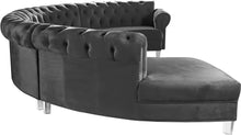 Load image into Gallery viewer, Anabella Grey Velvet 4pc. Sectional
