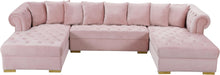 Load image into Gallery viewer, Presley Pink Velvet 3pc. Sectional
