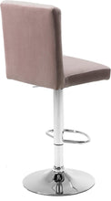 Load image into Gallery viewer, Joel Pink Velvet Adjustable Stool
