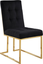 Load image into Gallery viewer, Pierre Black Velvet Dining Chair
