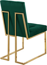 Load image into Gallery viewer, Pierre Green Velvet Dining Chair
