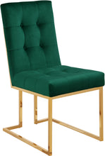 Load image into Gallery viewer, Pierre Green Velvet Dining Chair
