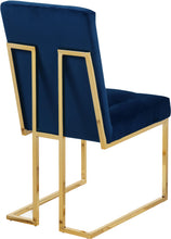 Load image into Gallery viewer, Pierre Navy Velvet Dining Chair
