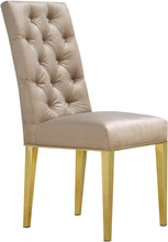 Load image into Gallery viewer, Capri Beige Velvet Dining Chair
