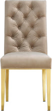 Load image into Gallery viewer, Capri Beige Velvet Dining Chair
