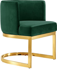 Load image into Gallery viewer, Gianna Green Velvet Dining Chair
