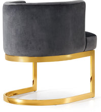 Load image into Gallery viewer, Gianna Grey Velvet Dining Chair
