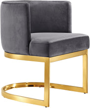 Load image into Gallery viewer, Gianna Grey Velvet Dining Chair
