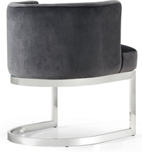 Load image into Gallery viewer, Gianna Grey Velvet Dining Chair
