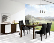 Load image into Gallery viewer, Oxford Black Velvet Dining Chair
