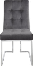 Load image into Gallery viewer, Alexis Grey Velvet Dining Chair
