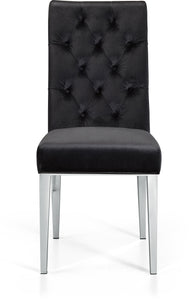 Juno Black Velvet Dining Chair