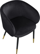 Load image into Gallery viewer, Louise Black Velvet Dining Chair
