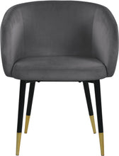 Load image into Gallery viewer, Louise Grey Velvet Dining Chair
