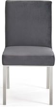 Load image into Gallery viewer, Opal Grey Velvet Dining Chair
