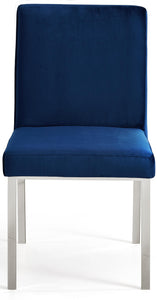 Opal Navy Velvet Dining Chair