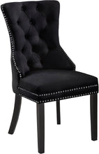 Load image into Gallery viewer, Nikki Black Velvet Dining Chair
