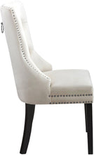 Load image into Gallery viewer, Nikki Cream Velvet Dining Chair
