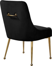 Load image into Gallery viewer, Owen Black Velvet Dining Chair
