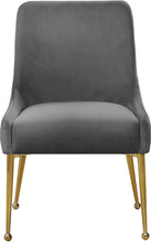 Load image into Gallery viewer, Owen Grey Velvet Dining Chair
