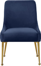 Load image into Gallery viewer, Owen Navy Velvet Dining Chair
