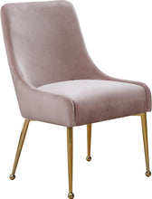 Load image into Gallery viewer, Owen Pink Velvet Dining Chair

