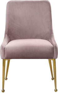 Owen Pink Velvet Dining Chair