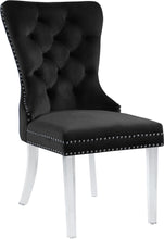 Load image into Gallery viewer, Miley Black Velvet Dining Chair
