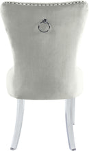 Load image into Gallery viewer, Miley Cream Velvet Dining Chair
