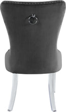 Load image into Gallery viewer, Miley Grey Velvet Dining Chair
