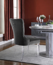 Load image into Gallery viewer, Miley Grey Velvet Dining Chair
