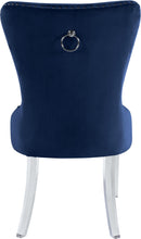 Load image into Gallery viewer, Miley Navy Velvet Dining Chair
