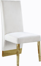 Load image into Gallery viewer, Porsha Cream Velvet Dining Chair
