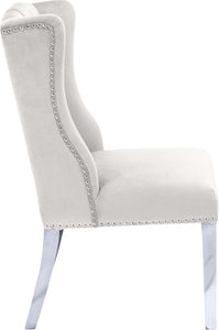 Suri Cream Velvet Dining Chair