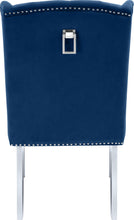 Load image into Gallery viewer, Suri Navy Velvet Dining Chair
