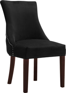 Hannah Black Velvet Dining Chair